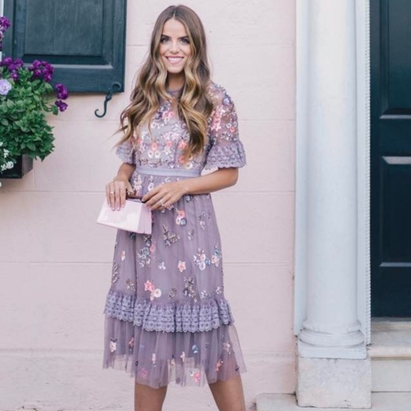 BHLDN Needle & Thread Dress fits size US 0 $600 - Picture 11 of 12